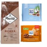 Кофе зерно и Ritter Sport шоколад 2 шт